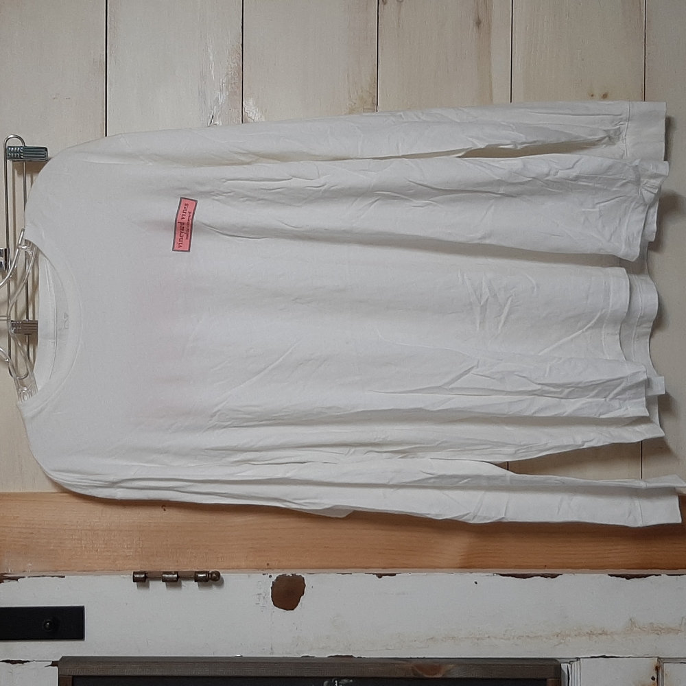 Vineyard vines long sleeve tee L white